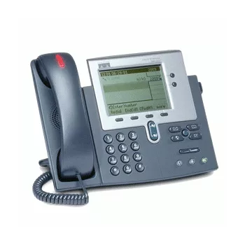 IP-телефон Cisco CP-7940G (некондиция, пятно на дисплее, сломан держатель трубки, не фиксируется подставка) 